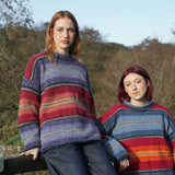 Traders Pullover Purple and Magenta