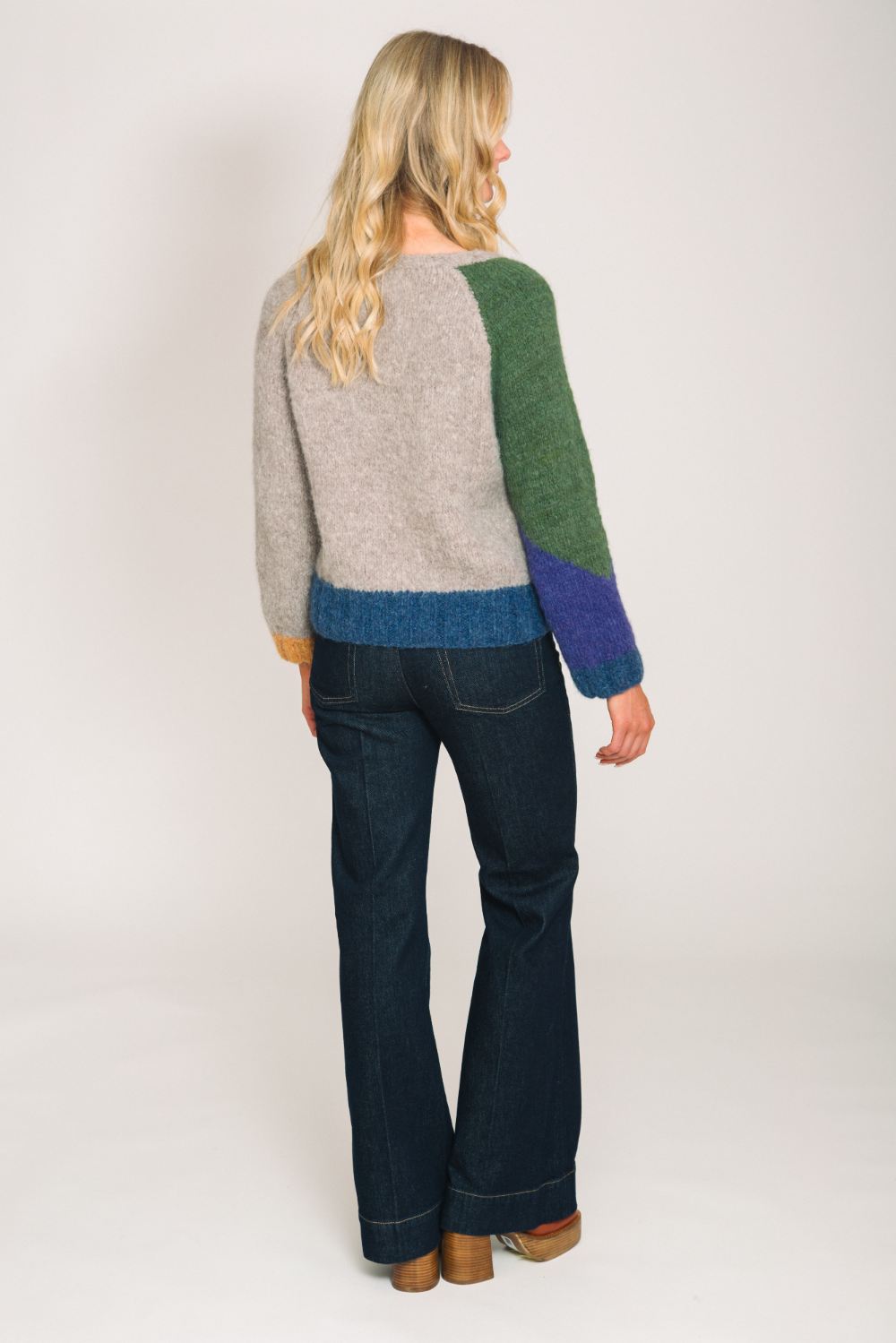 abstract design alpaca jumper sweater amano