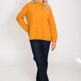 Foggy Alpaca Sweater in Golden Yellow