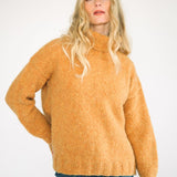 Foggy Alpaca Sweater in Butterscotch