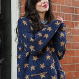 Star Cardigan in Denim.