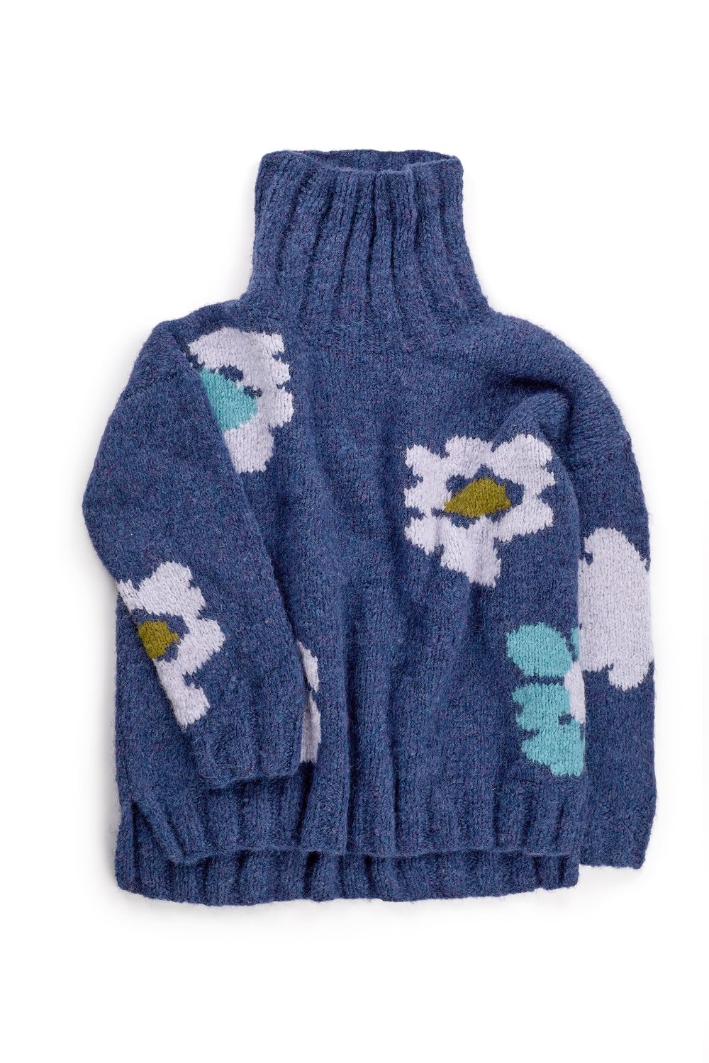 amano hand knit alpaca jumper sweater purple for women detail shot